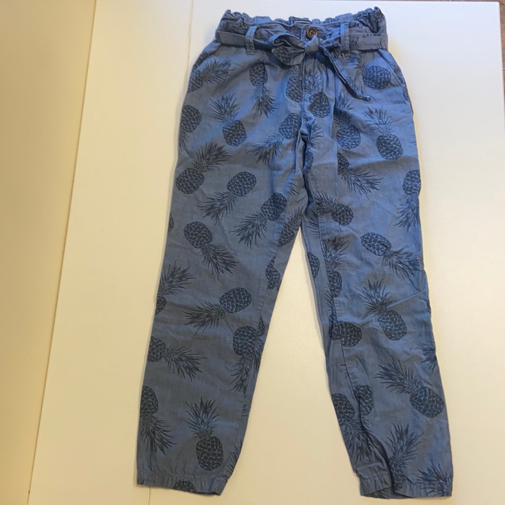 Gap Kids Pineapple Print Pants with Belt